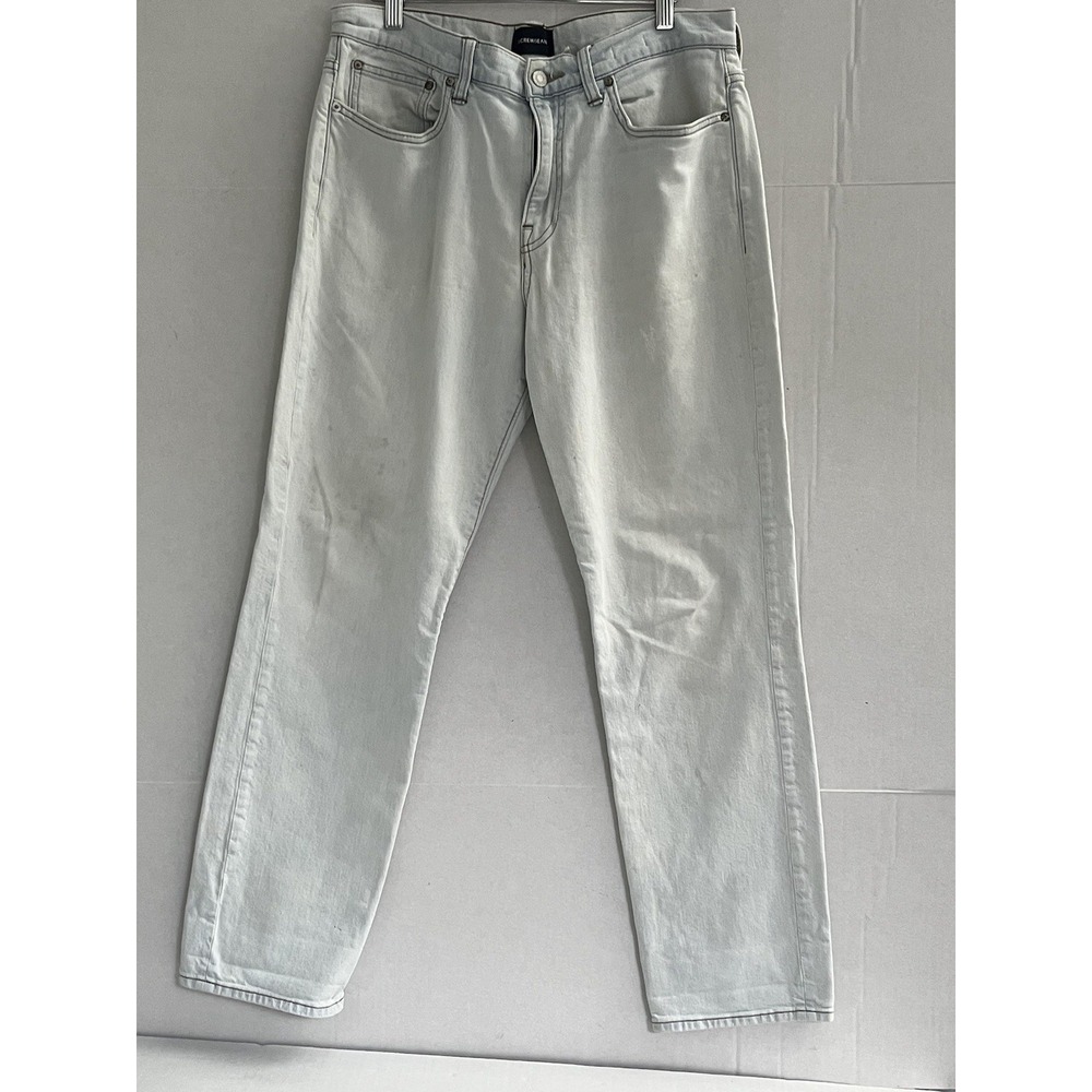 J. CREW 770 Straight Men's Size 32x30 Zip Fly Light Wash Jeans